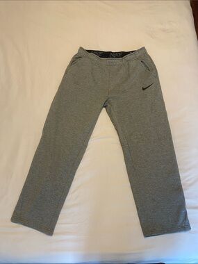 Nike Grey Men's Dri Fit Sweetpants